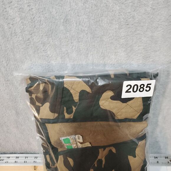 Game Winner Hunting Vest Mens Medium Green Camo Print Military Snap Pocket - Picture 6 of 6